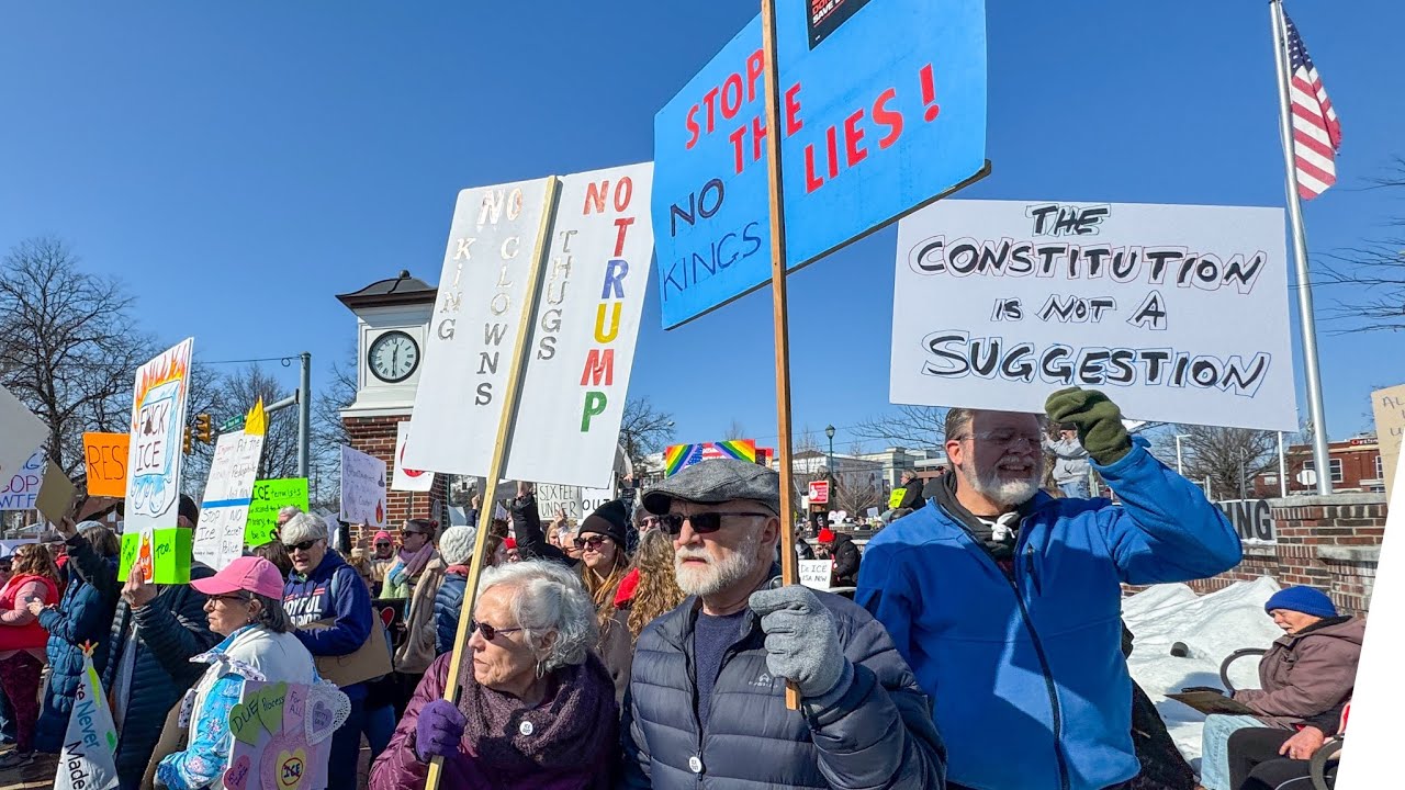 Hundreds Gather in Wyomissing for “ICE OUT” Immigration Protest