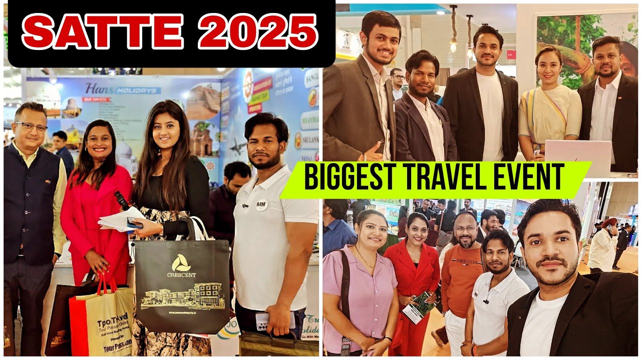 SATTE  2025 Biggest Travel Event in India SATTE ✈️ South Asia's Leading Travel Show