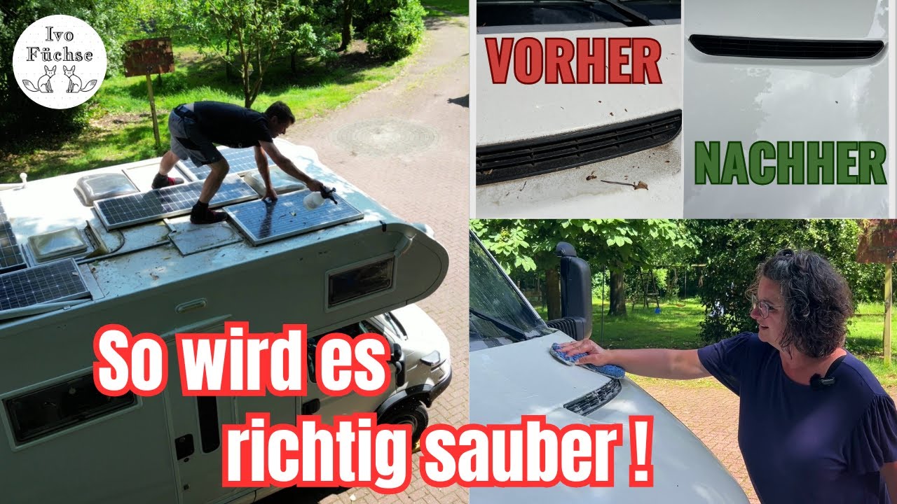 So sauber war unser Wohnmobil noch nie😍Wir testen die Reiniger von bio-chem. Mega Ergebnis #23/2024