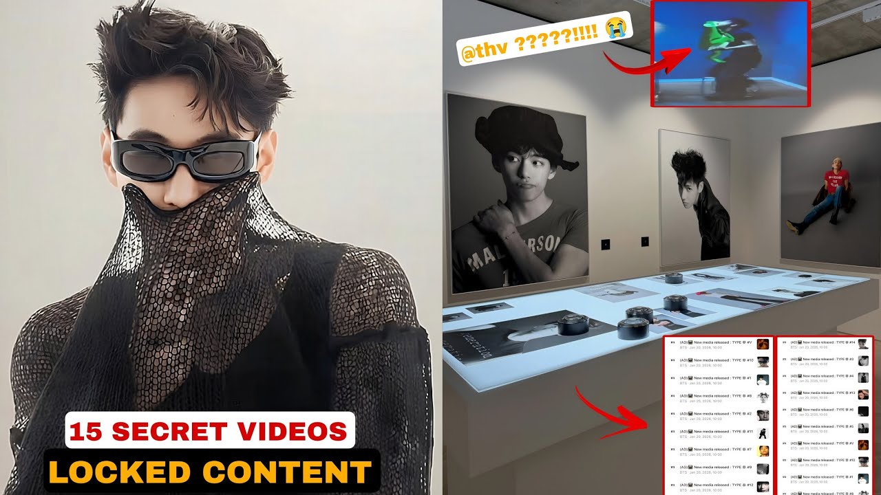 THIS IS NOT A NORMAL EXHIBITION: Taehyung Just Released 15 Exclusive VODs in Seoul