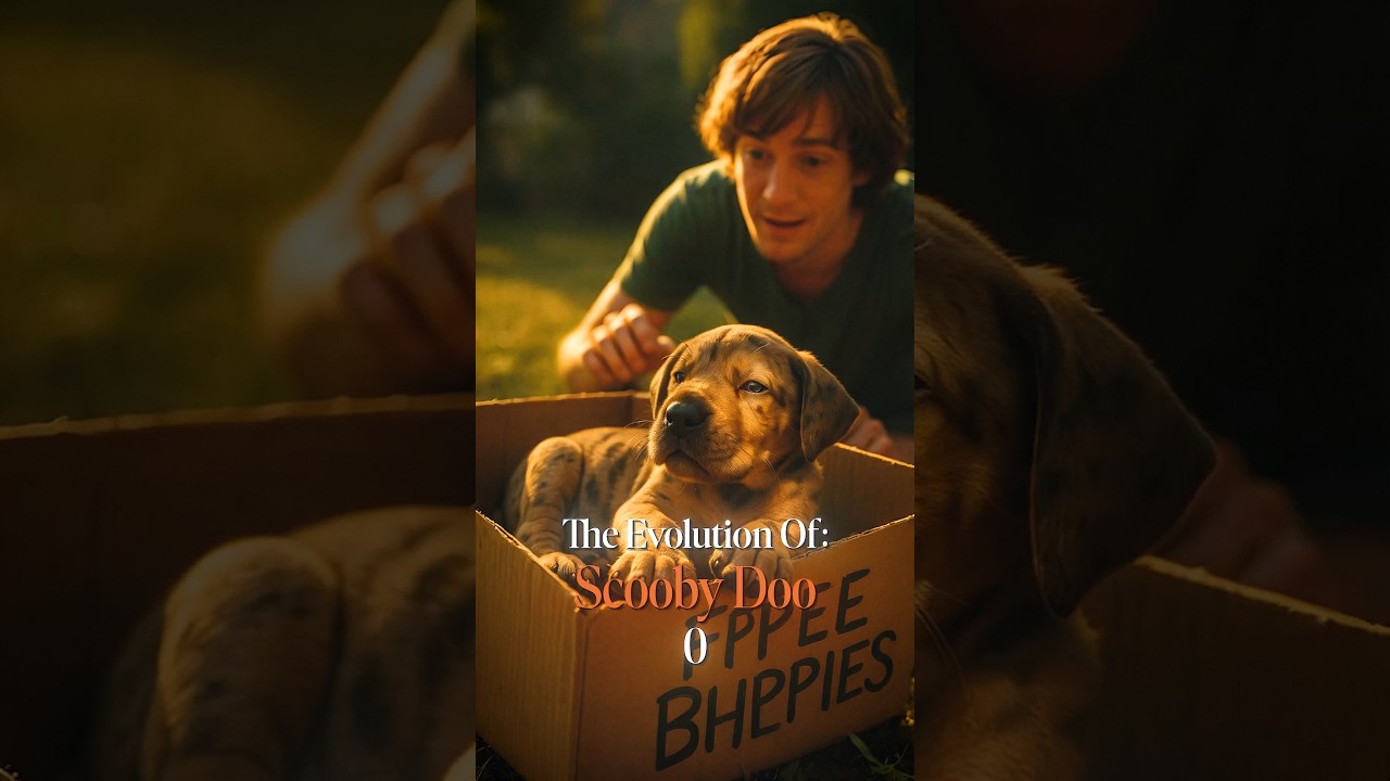 Evolution of Scooby Doo#scoobydoo #scooby #dog #shaggy #history