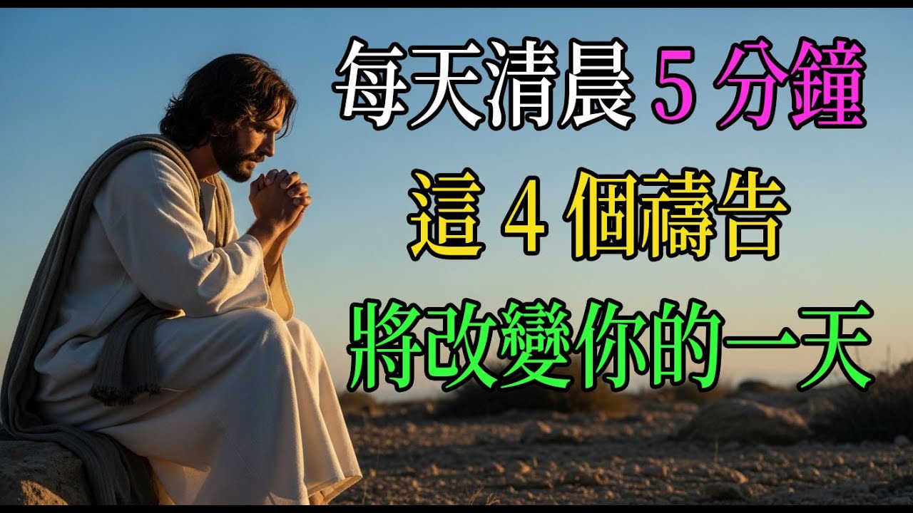 告別忙亂與焦慮：每天清晨必做的4個恩典禱告，將一天完全交託給神