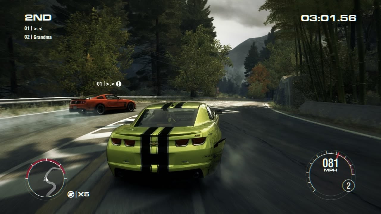 GRID 2 Multiplayer FaceOff: Tier 2 Upgraded Chevrolet Camaro SS vs Ford Mustang Boss 302, Okutama