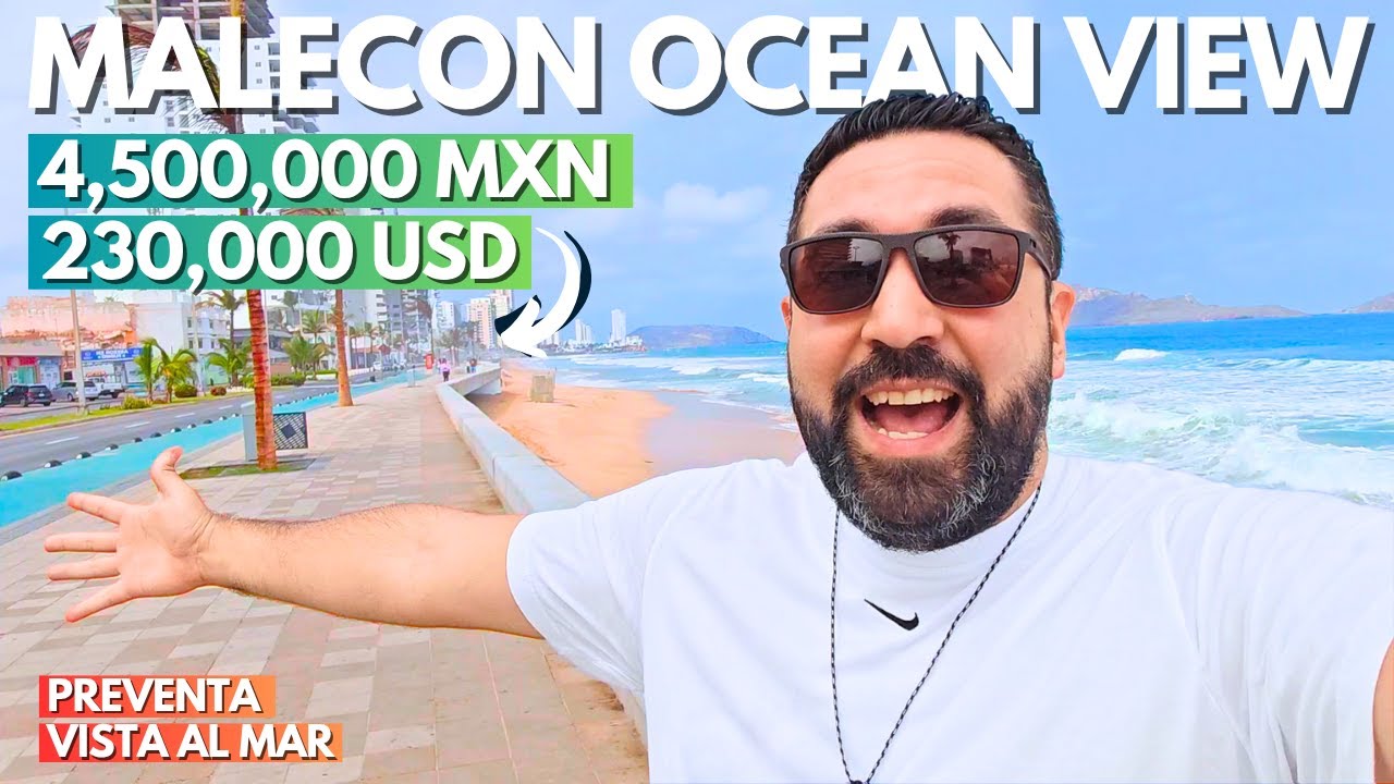 Así es un departamento frente al mar en Mazatlán ($230,000 USD)