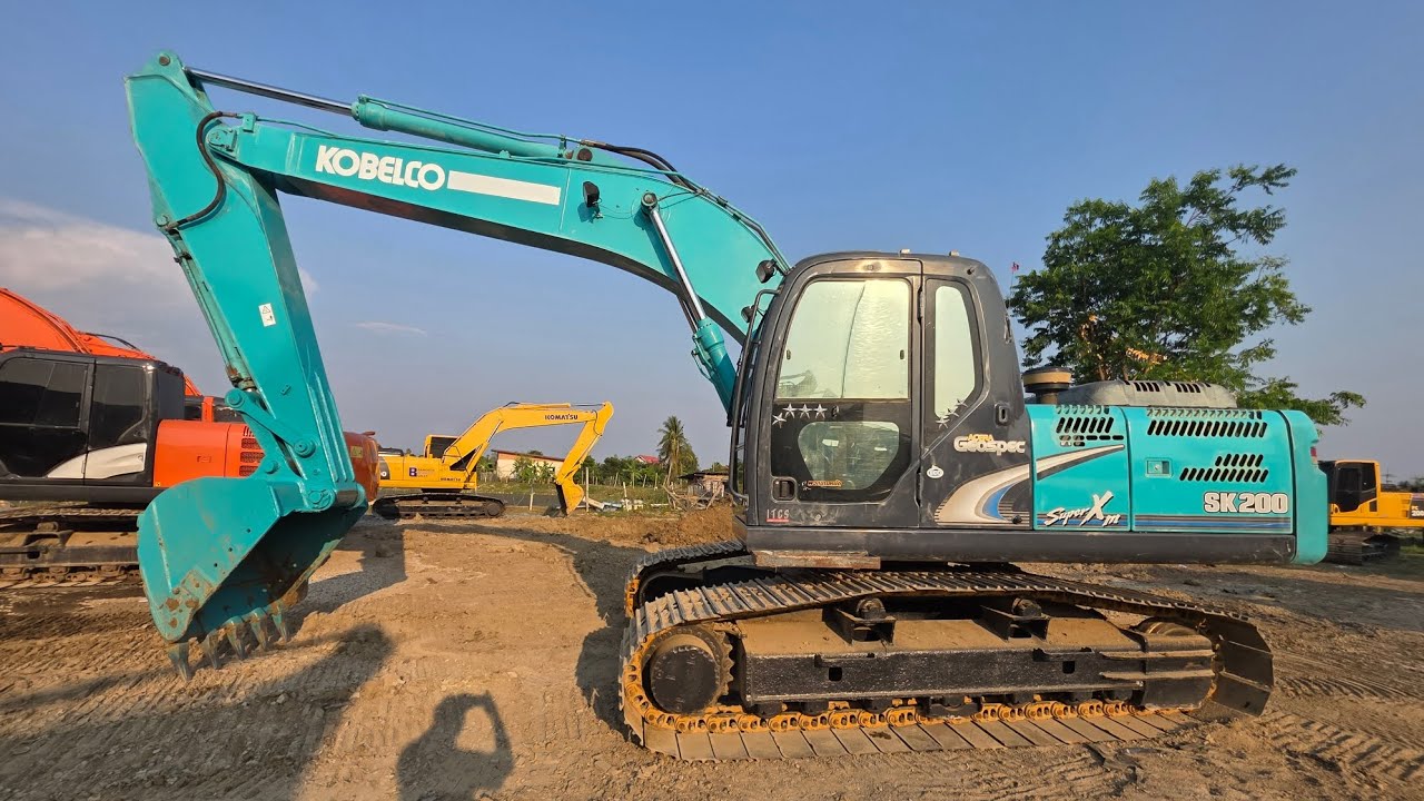 SK200-8XM รถสวยเดิมมือเดียวป้ายแดง เครื่องปั๊มดีมากเอวแน่น เฟรมสวย โซ่ใหม่1450000 เอกสารเล่มทะเบียน