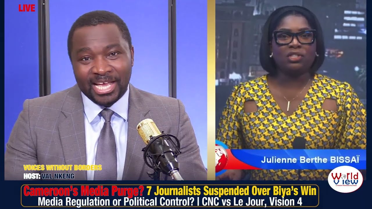 Cameroon’s Media Purge? 7 Journalists Suspended Over Election Results |  CNC vs Le Jour, Vision 4