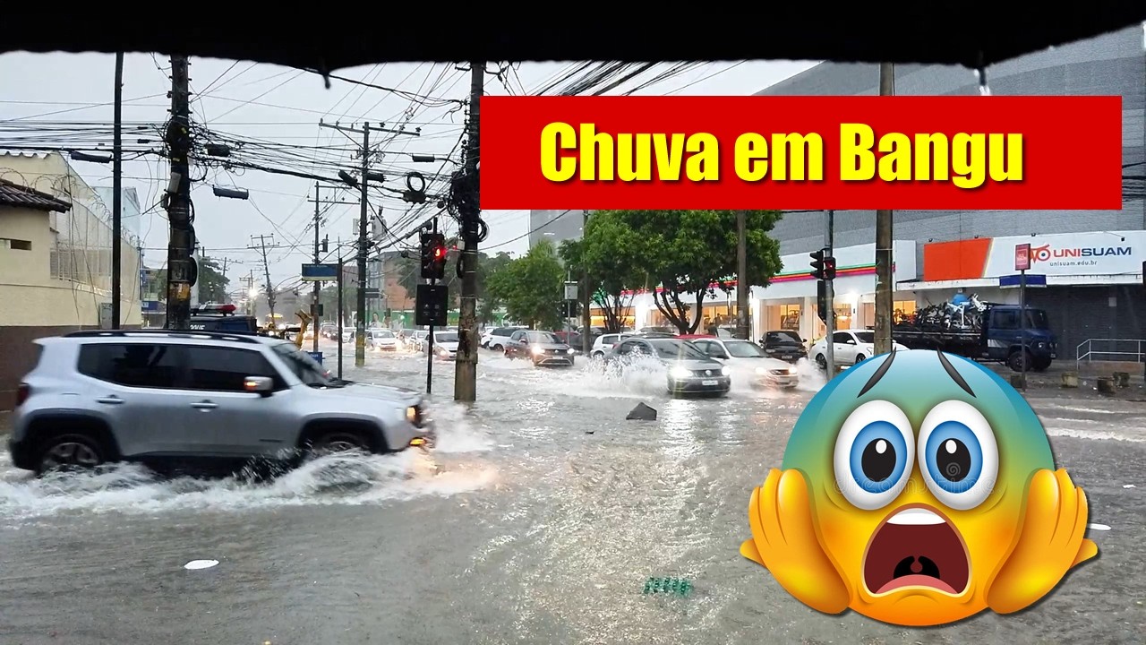 Chuva forte em Bangu - Sábado dia 7