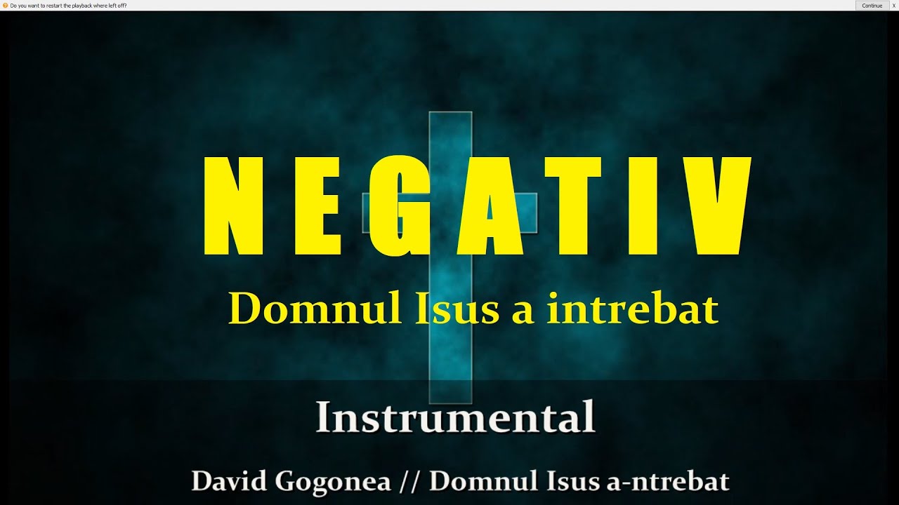 Domnul Isus a intrebat // Negativ Official 2020