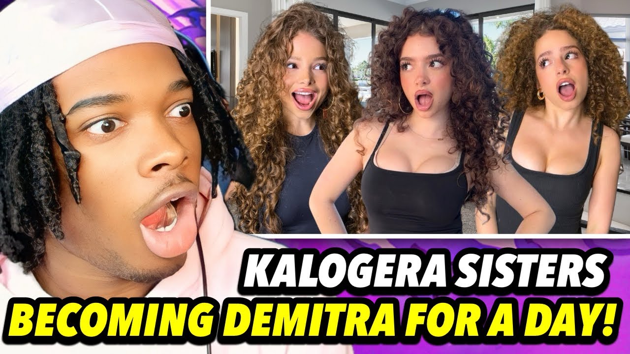 KALOGERAS SISTERS BECOMING DEMITRA KALOGERAS FOR A DAY!