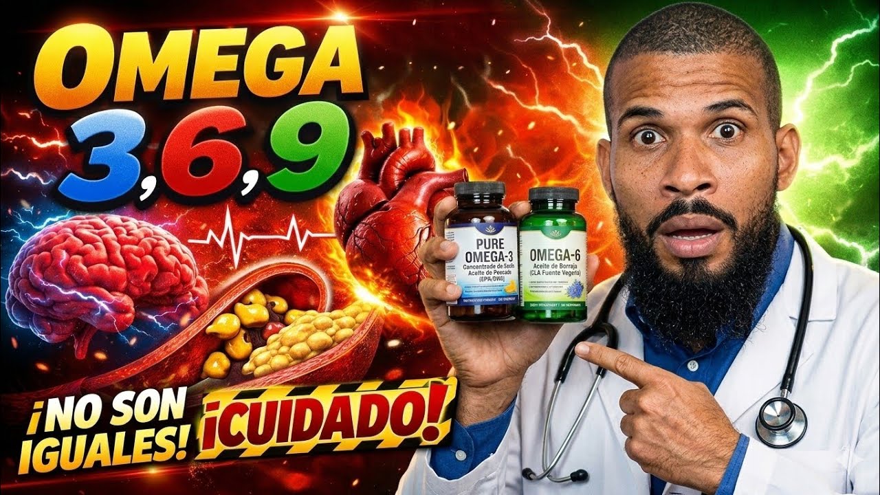 Omega 3 vs Omega 6 vs Omega 9: La diferencia que cambia TODO en tu cuerpo