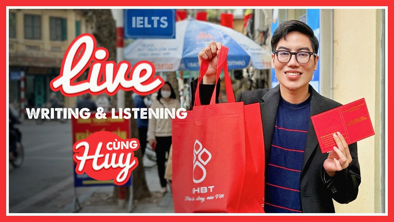 Full live 26/2 Writing + Listening cùng anh Huy Forum IELTS 9.0 | THE FORUM CENTER