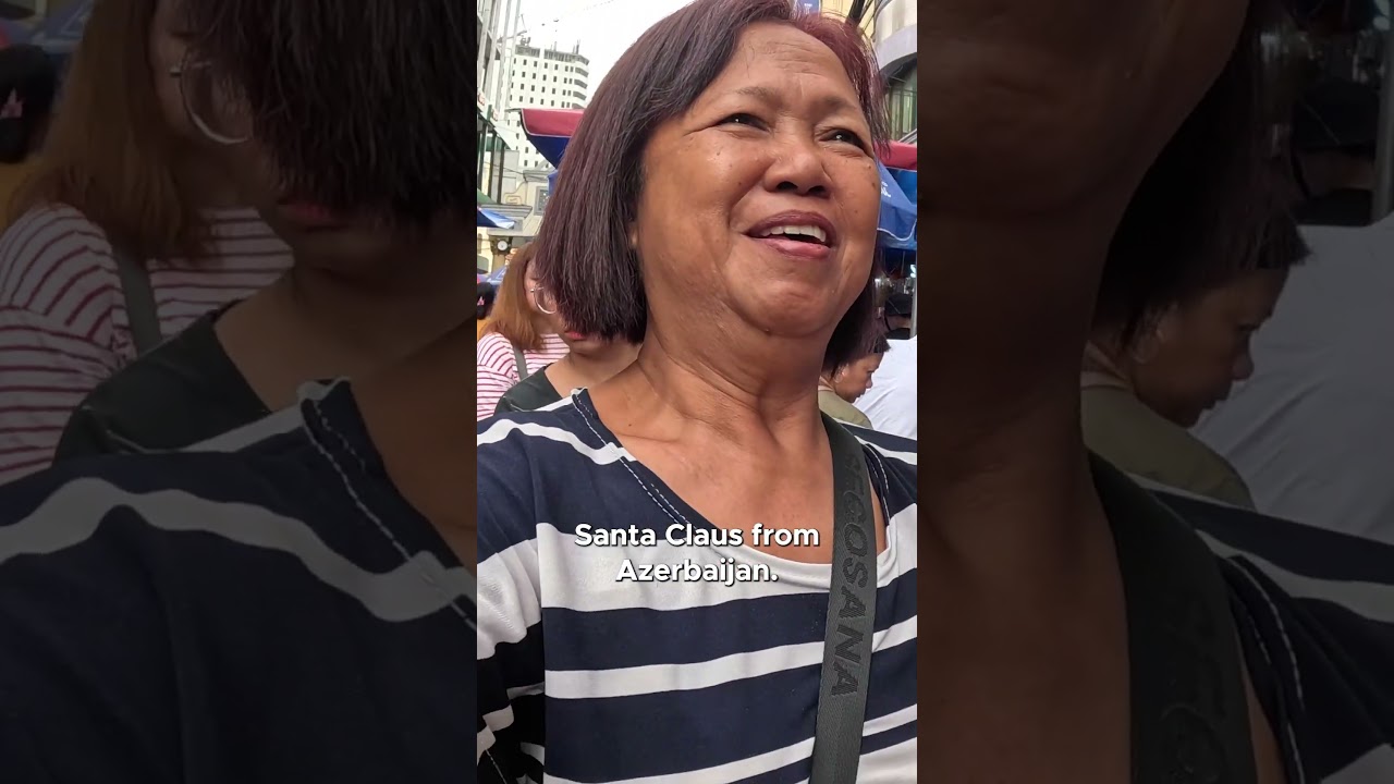 I Became Santa Claus In Quiapo, Manila, Philippines 🇵🇭  #shorts