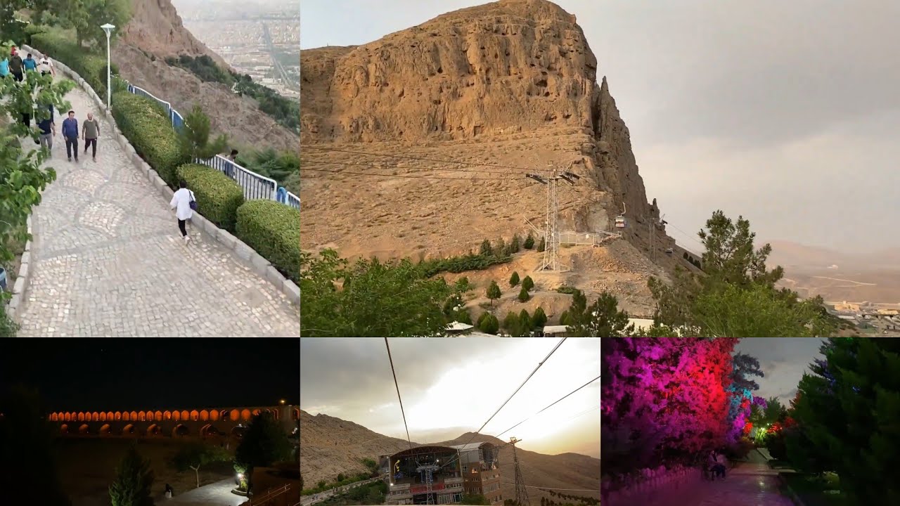 اخر يوم في مشهد رحنا اصفهان جبل الصفا وجسر سي وسه ( سيسبول )وحي جلفا