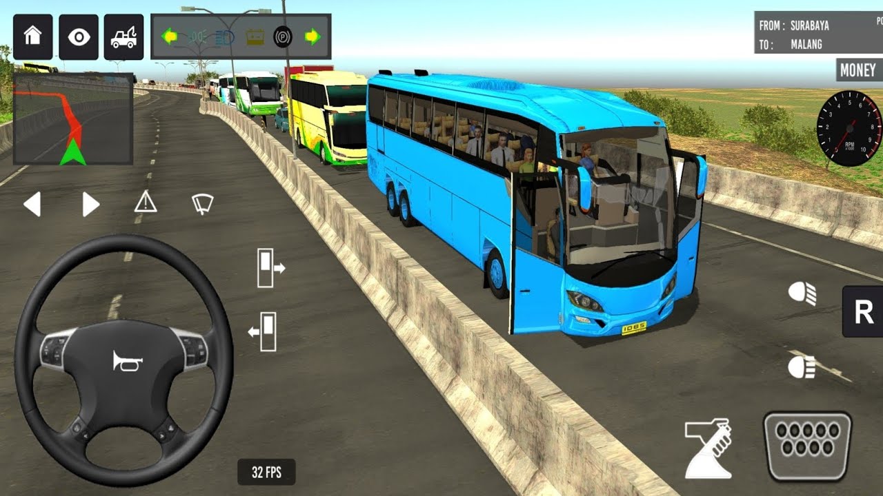 Indonesia Double Decker Bus Driving 😱🔥 | Euro Coach Bus Simulator Android Gameplay part 125