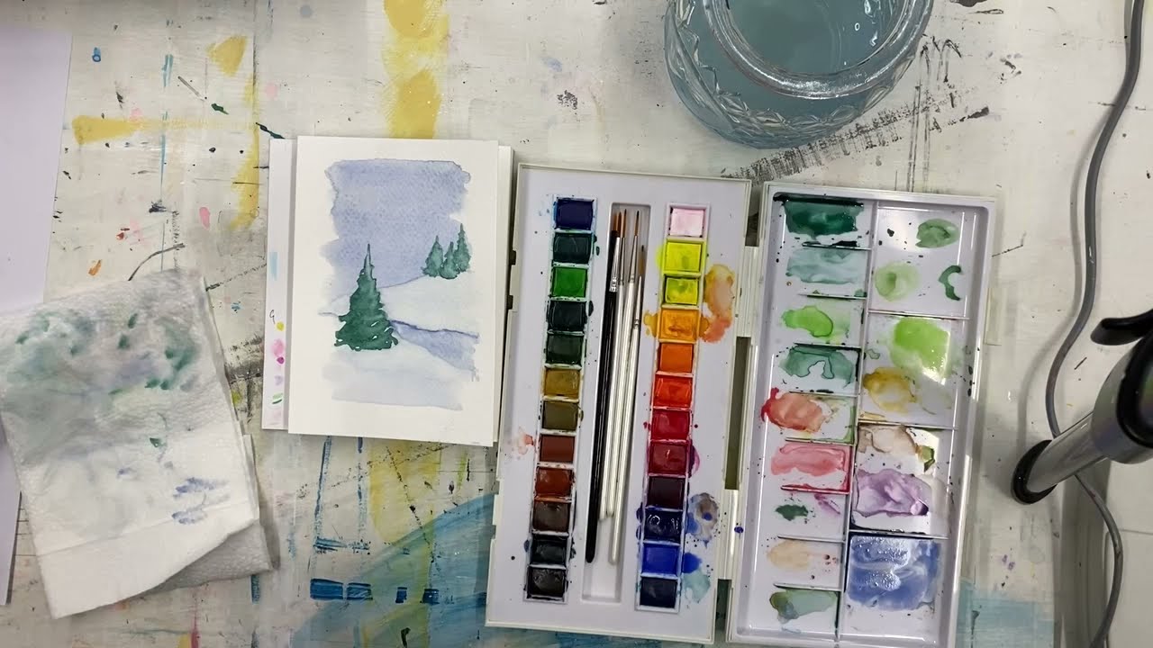 Eenvoudig schilderen met Aquarelverf voor beginners