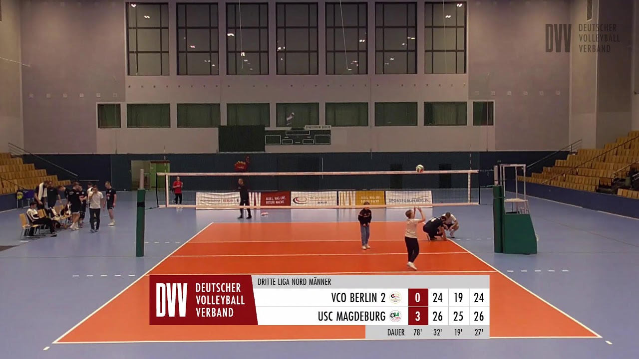 VCO Berlin 2 - USC Magdeburg | 3. Liga Nord M&auml;nner 2025/26