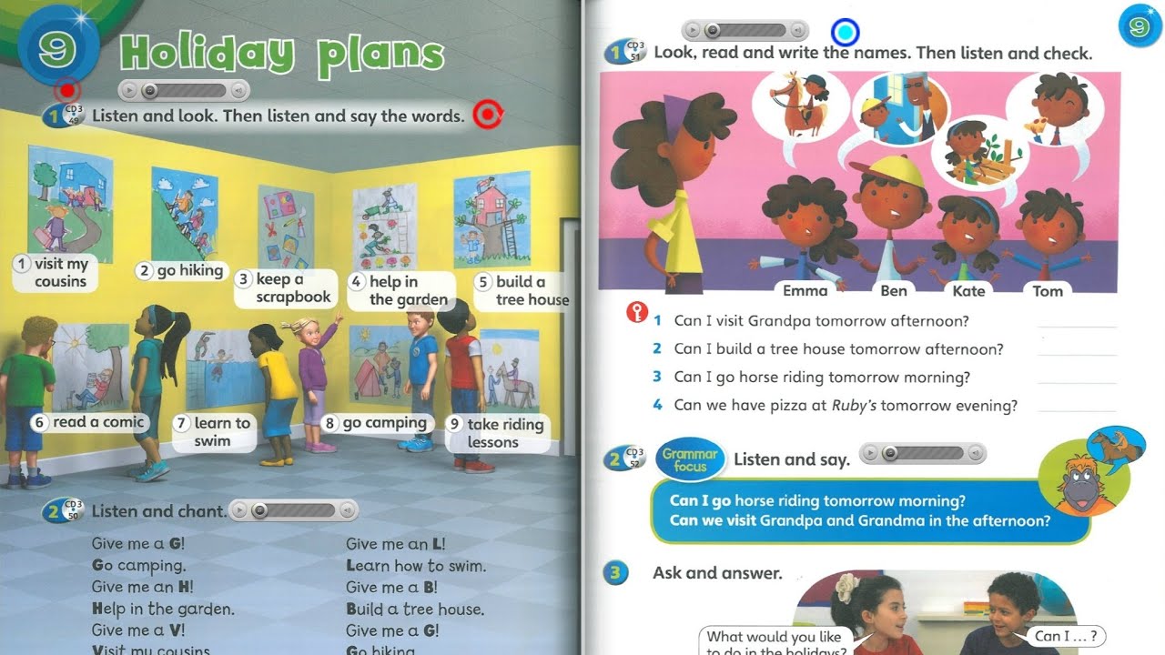 Super Minds 2 - Unit 9: Holiday plans
