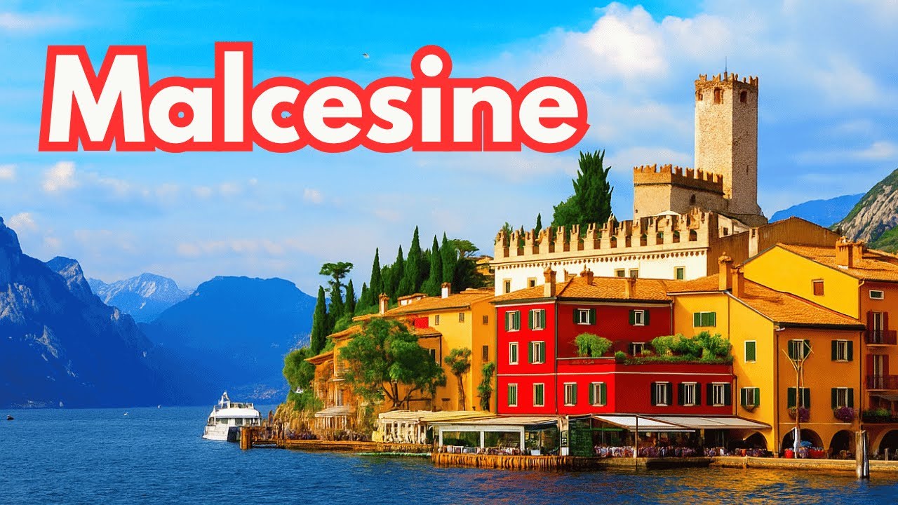 Malcesine on Lake Garda 🇮🇹 Walking Tour 4K 60fps – Stunning Experience