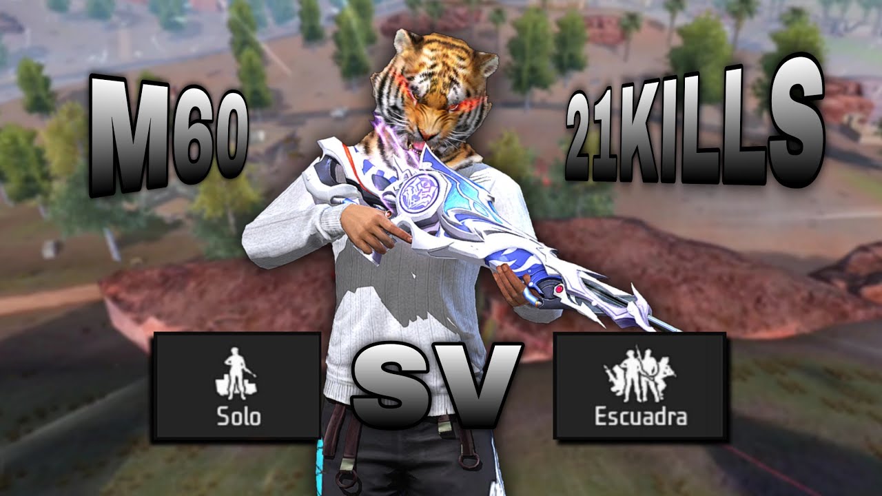 TIGRE BLANCO Solo vs Escuadra 21 Kills con M60