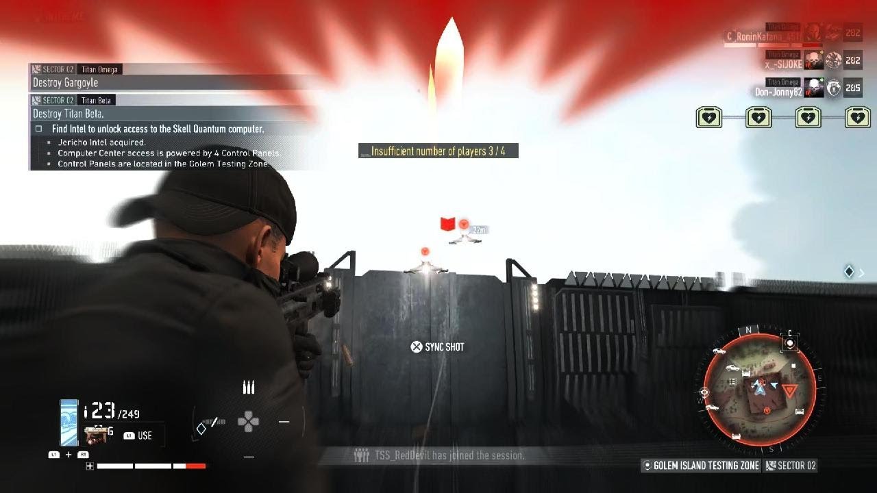 Ghost Recon Breakpoint raid - kill titan Omega with dmr glitch