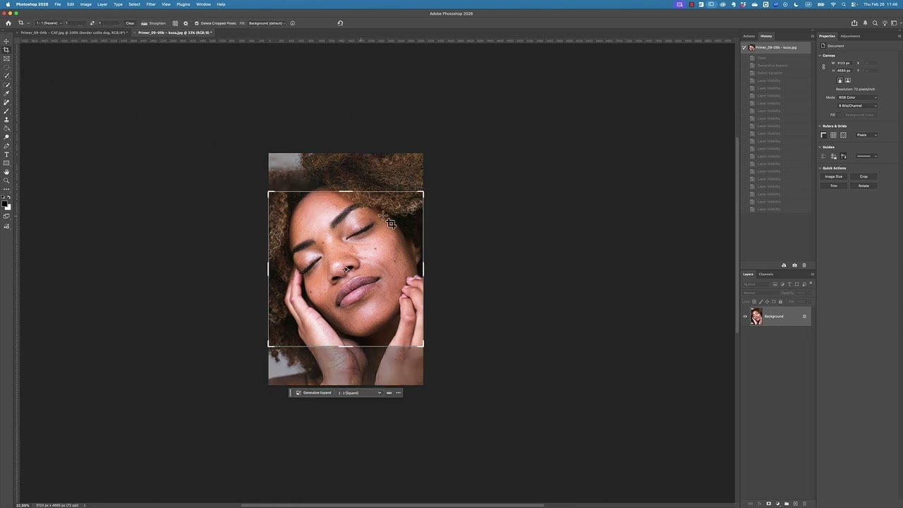 Photoshop 2026 - Firefly Fill and Expand