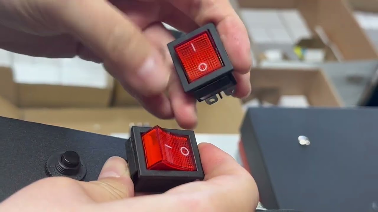 How to change the switch on the Clamp Slide-Out Heat Press Machine 4601S.