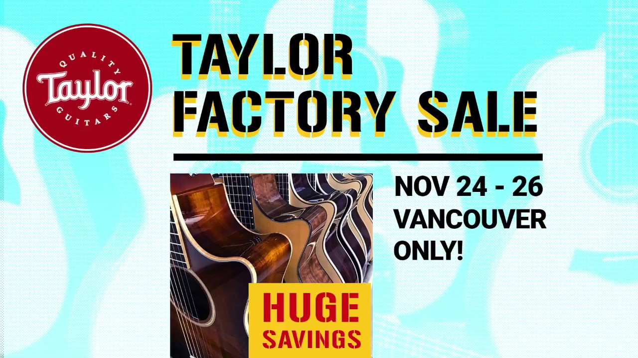 Taylor Factory Guitar Sale