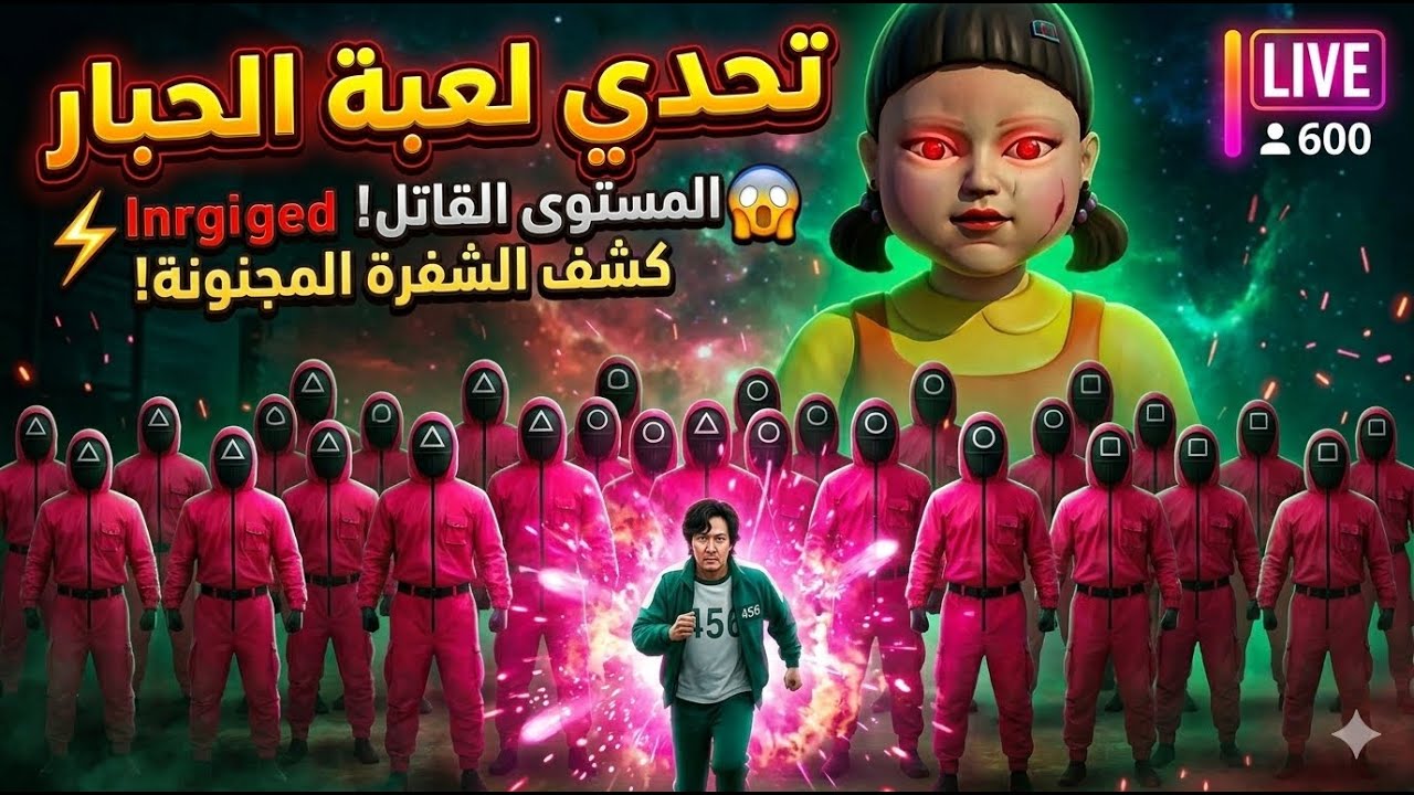 تحدي لعبة الحبار: هل سأنجو من المستوى الأخطر؟ 🔥 Squid Game Surhallenge 😱 الـ Red Magic ينفجر! ⚡