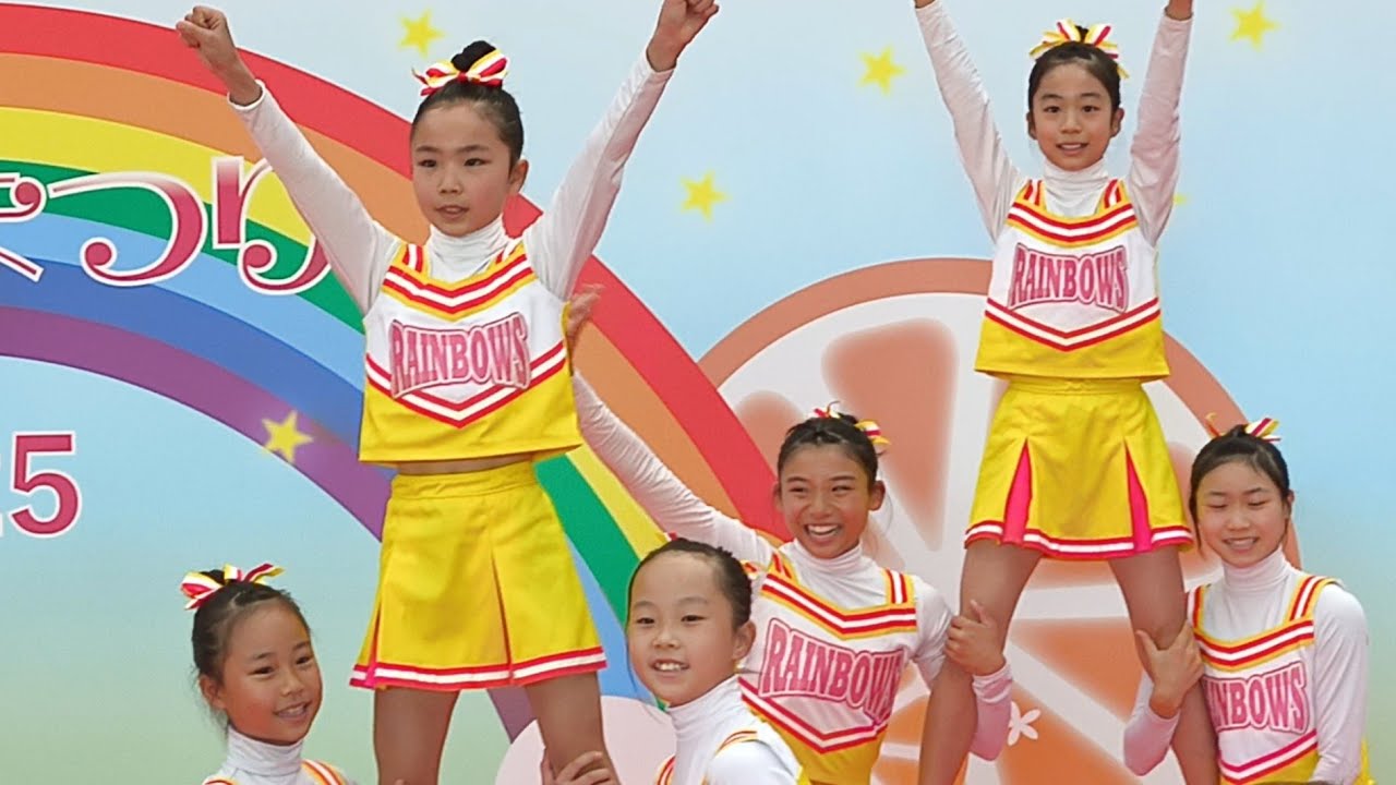 【チアリーディング】松山キッズチアダンス・チアリーディングスクール ビバップ&レインボーズ えひめ生涯学習夢まつり2025 11/29