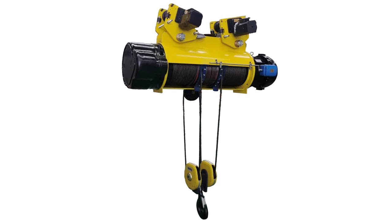 Upgraded 10 ton 9M CD electric wire rope hoist