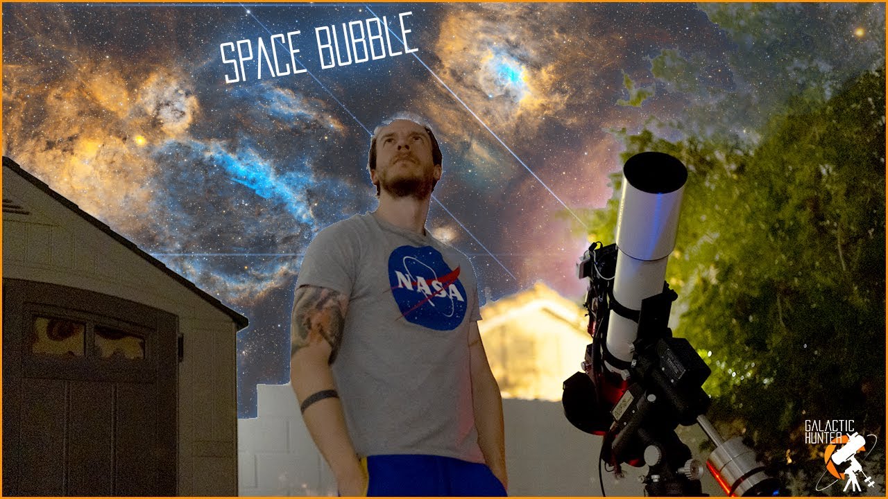 The Bubble Nebula WIIIIIIIIDE for 28 Hours!