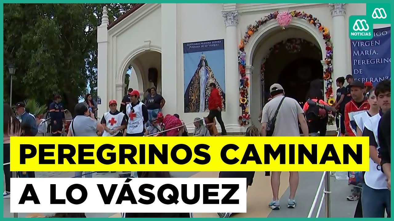 Fieles ya peregrinan a santuario Lo Vásquez: Cortes de ruta comenzarán esta tarde
