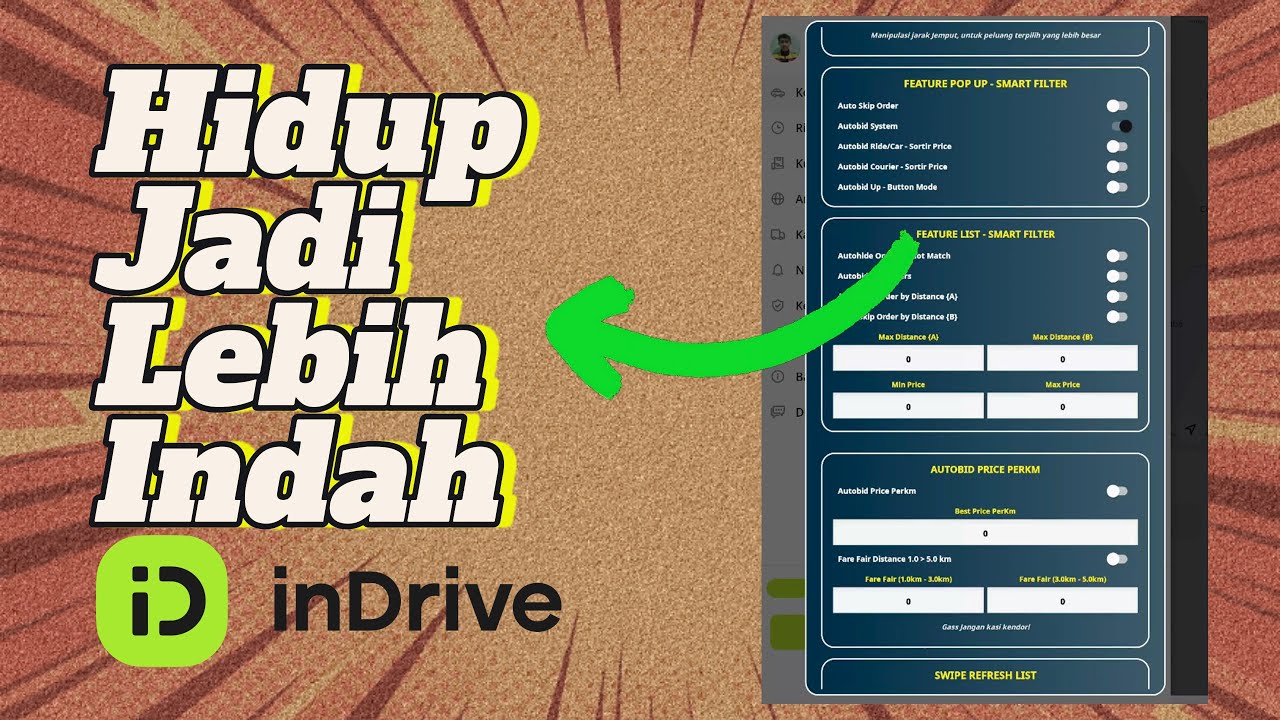SETTING MOD NON ROOT INDRIVER DI CTW OFFICIAL