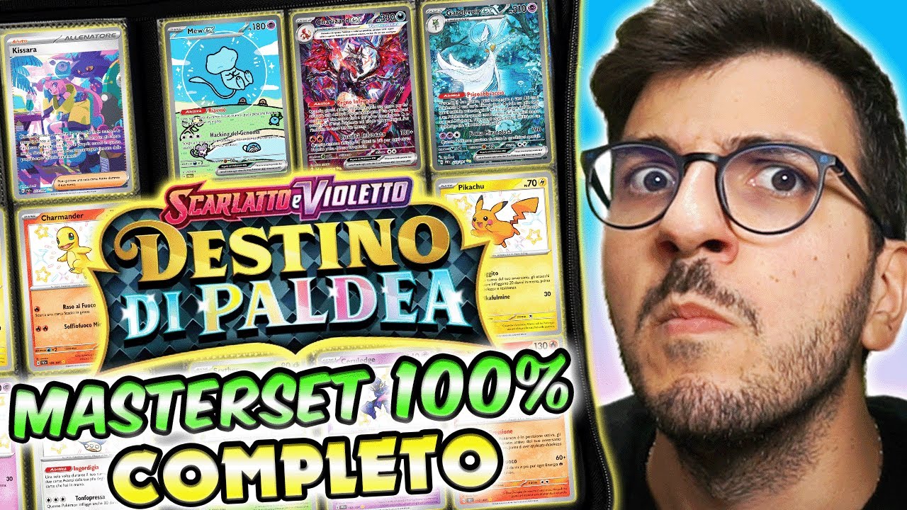 COMPLETO il MASTERSET di DESTINO di PALDEA - Il SET di CARTE POKEMON con PIÙ FUORISERIE di SEMPRE