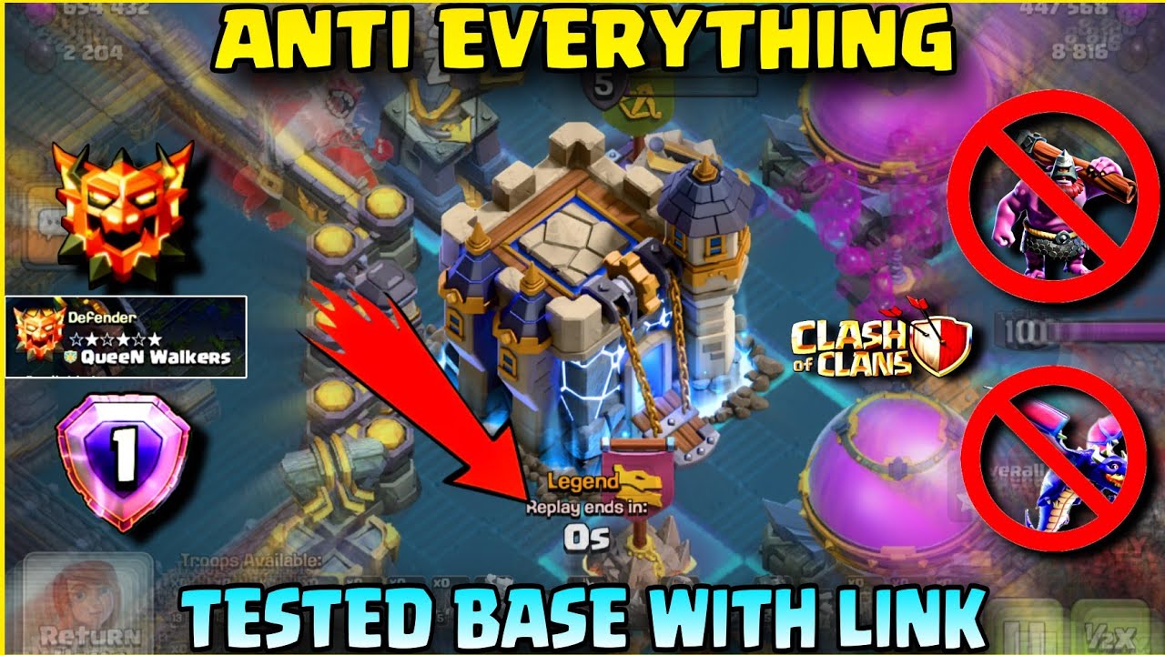Best TH18 LEGEND BASE LINKS at +6400 Trophies in 2026 | Th18 War Bases | Clash of Clans Base Layouts