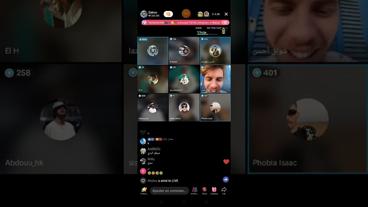 🌜Live Tik Tok : Phobia issac - Zakou - El Mahi - Abdou Hk - El brave (Part 2 )