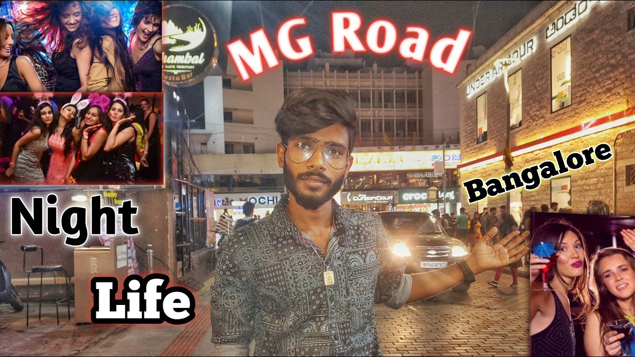 M.G. ROAD, BANGALORE || NIGHT LIFE OF BANGALORE || WALKING CHURCH STREET || एमजी रोड || PUBS & BAR❤️