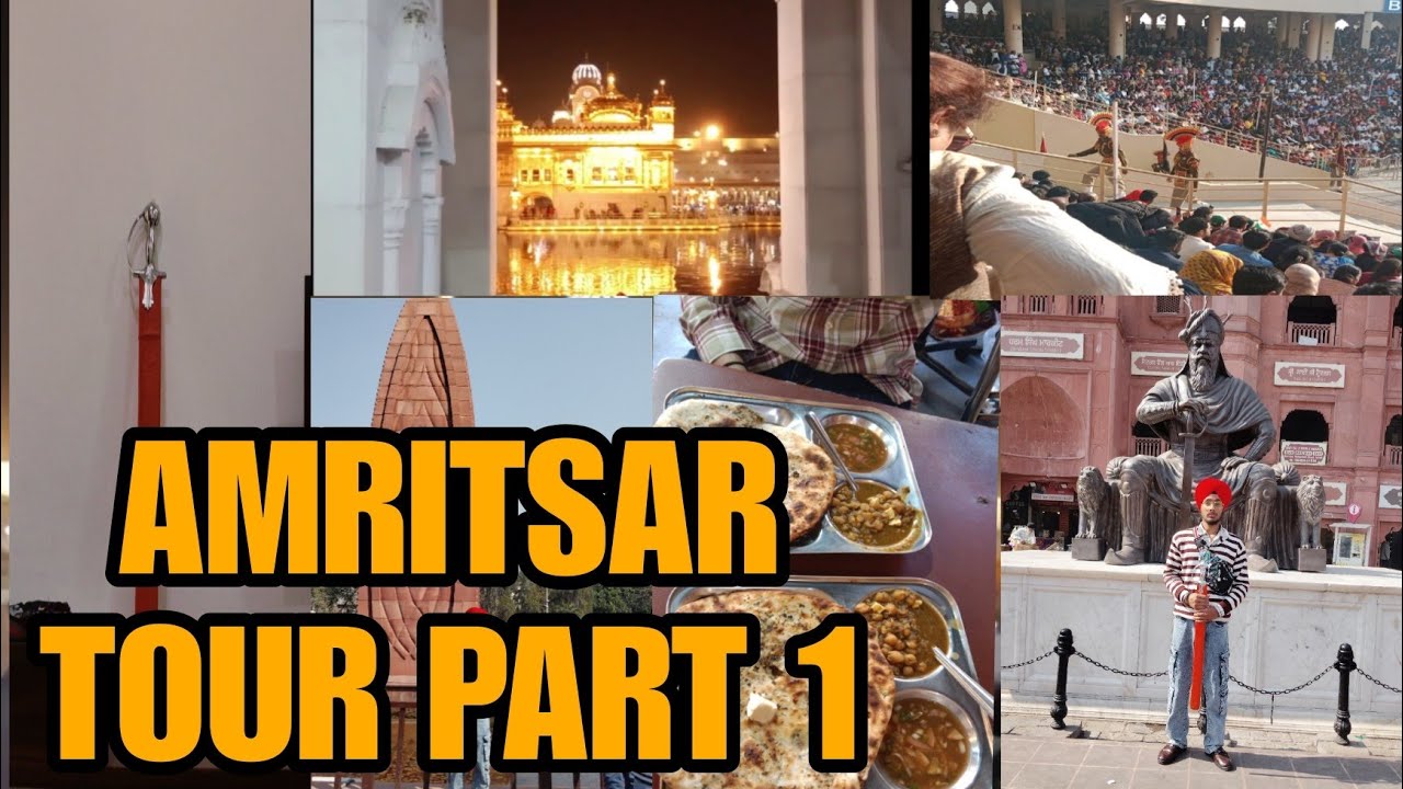 Amritsar walking tour part 1 from ludhiana to amritsar 🙏