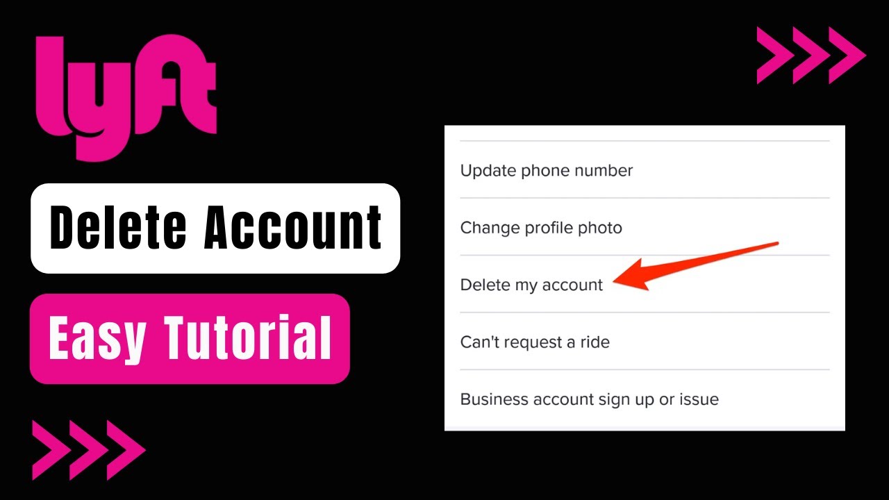 How to Delete Lyft Account !