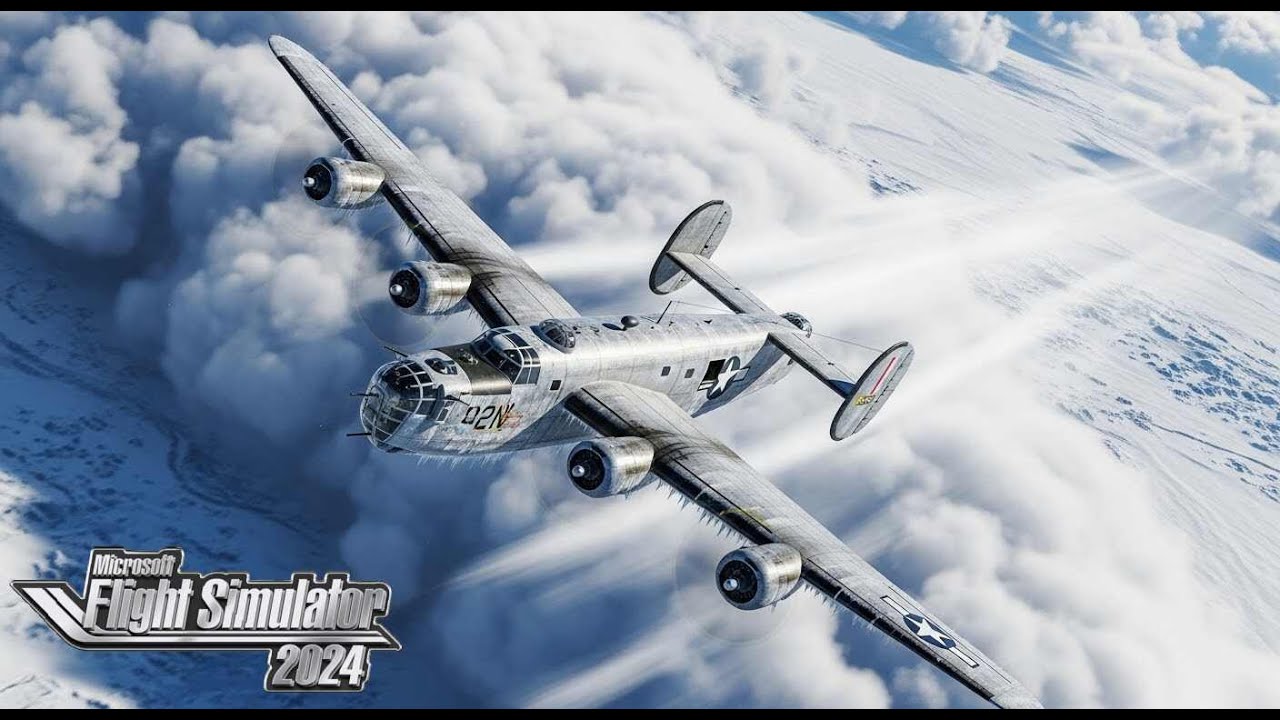 Surviving the Arctic Fury: B-24 Blizzard Flight | MSFS 2024