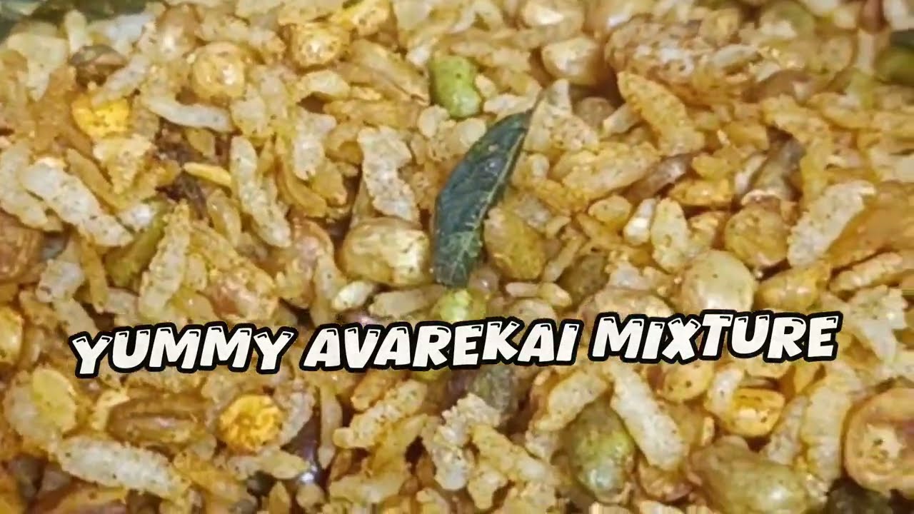 easy and yummy avarakkai mixture 😋
