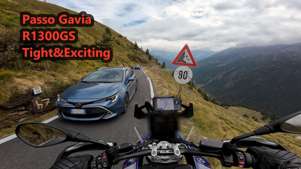 Passo Gavia Abfahrt Enge Kurven, Gegenverkehr & die R1300GS 🏍️🔥 – DJI Action 4 RAW 4K Sound