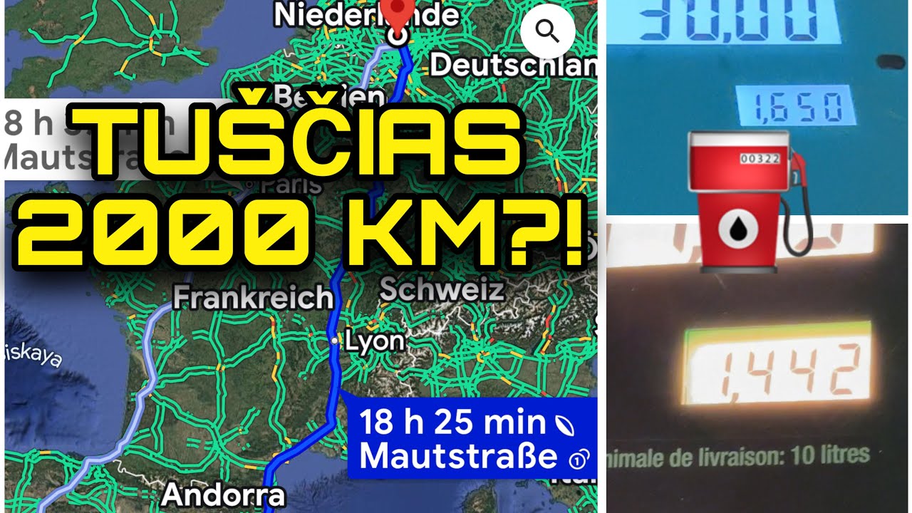 2000 km TUŠČIAS reisas į Ispaniją?! – Furisto gyvenimas be filtro