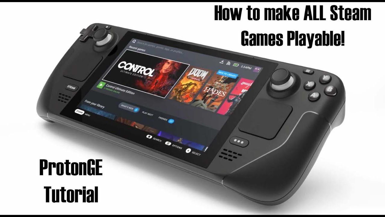 ALL STEAM DECK - LINUX HANHELD USERS NEED THIS! ProtonGE Install Tutorial and Unsupported games fix