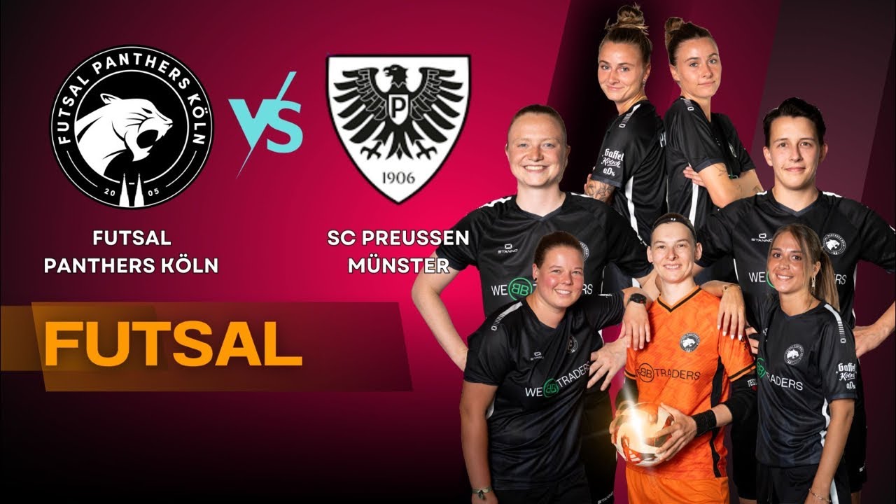 Futsal Panthers Köln überträgt einen Livestream.