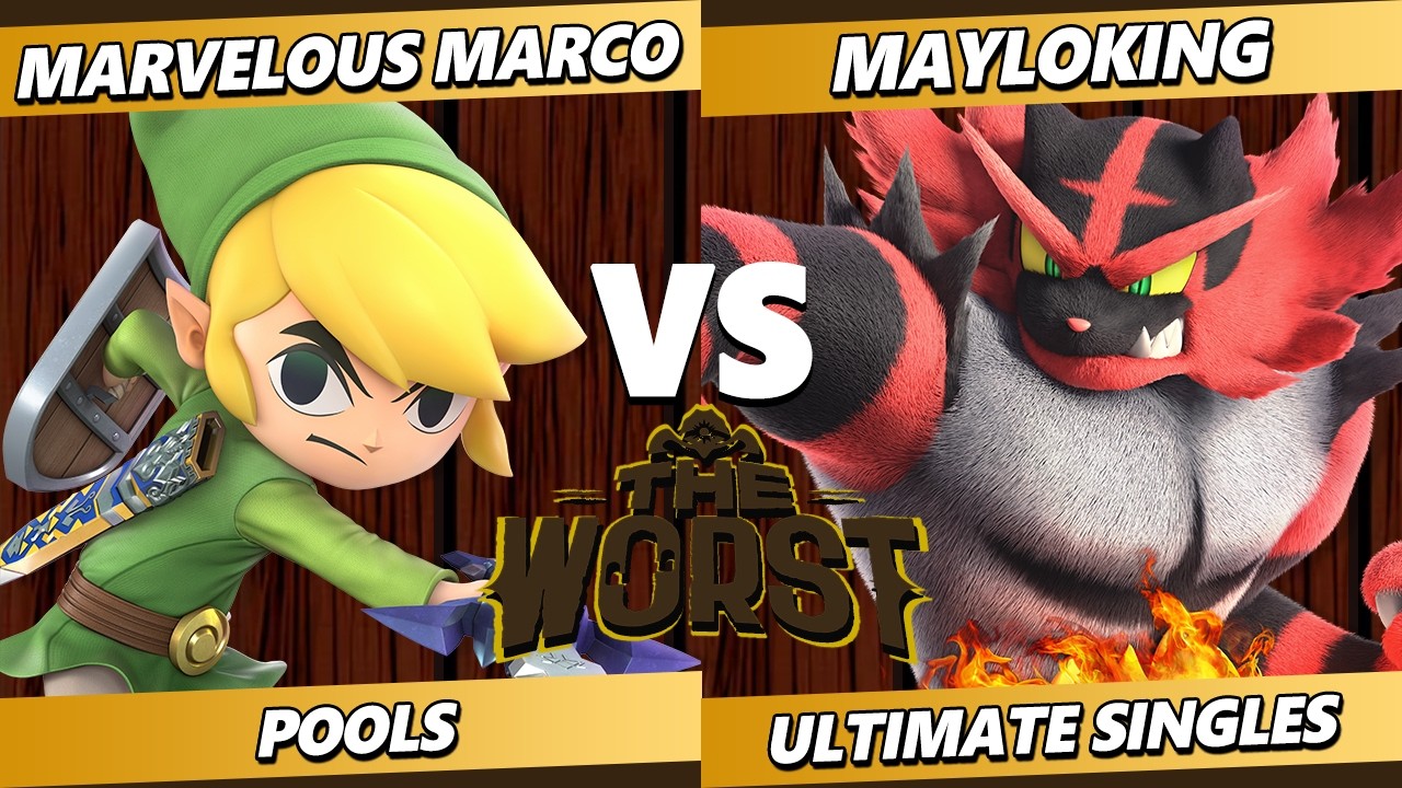 Худшие 15 — Marvelous_Marco (Toon Link) против MayloKING (Incineroar) Smash Ultimate — SSBU