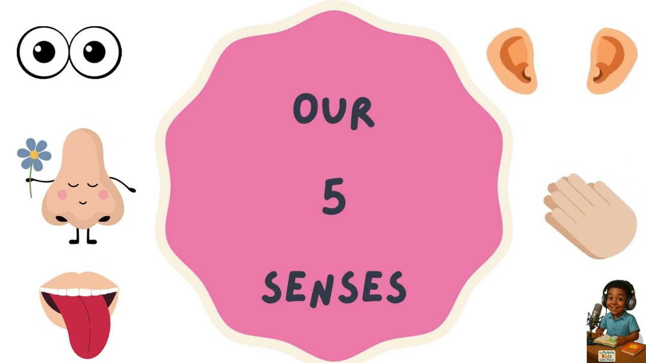 OUR 5 SENSES..  SIGHT,HEARING,TASTE,SMELL,TOUCH#kidsvideos #kidseducationvideo