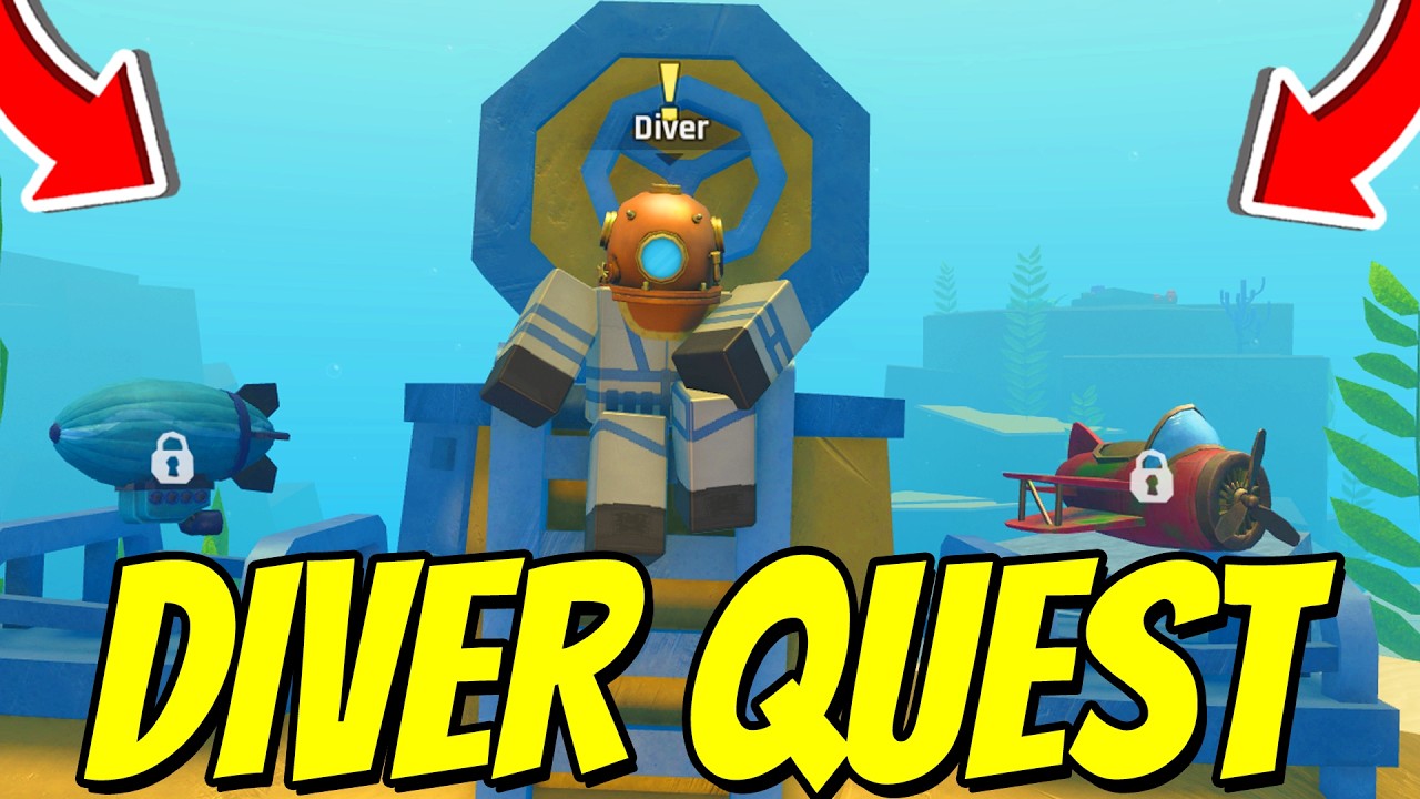 Как выполнить все задания дайвера в Abyss! (Места доставки ящиков) Roblox