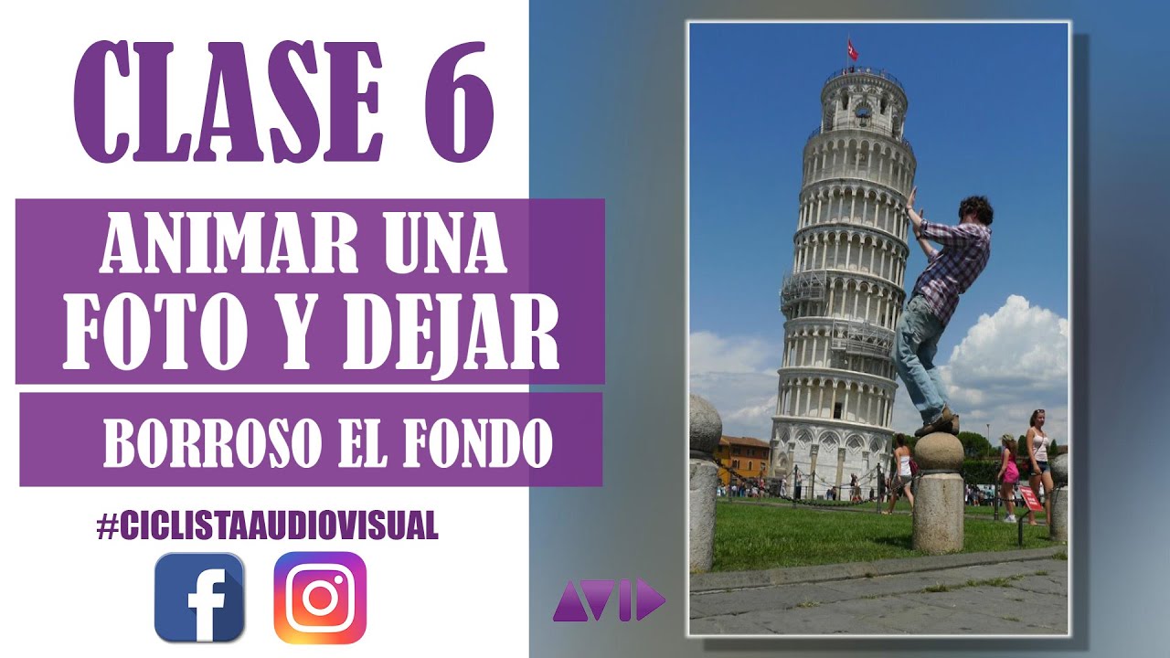 AVID MEDIA COMPOSER - CLASE 06  - CÓMO ANIMAR UNA FOTO Y DEJAR EL FONDO DESENFOCADO O BORROSO