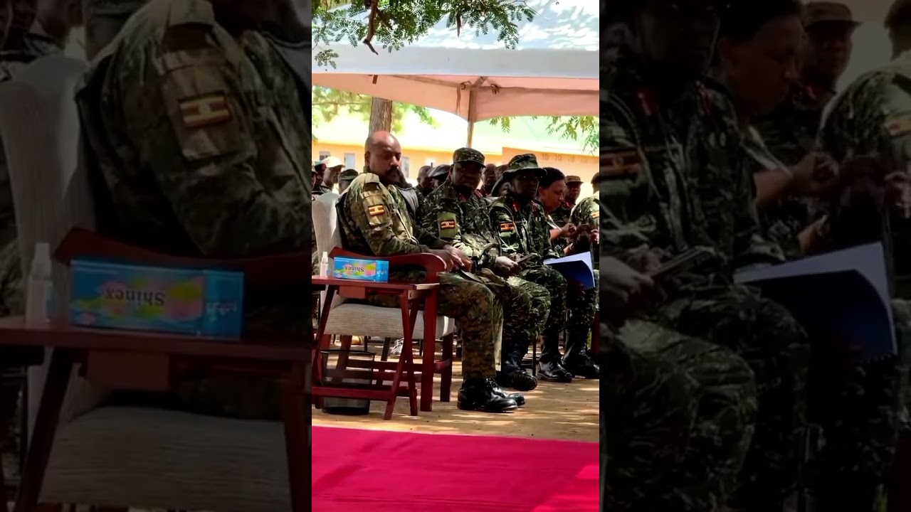 The UPDF high command officers with gen muhoozi kainerugaba